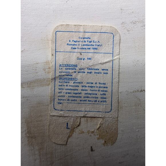 Vintage Delft Italian Ceramic Hinged Trinket Box in Hot Iron Shape Bassano Stamp - Picture 5 of 16